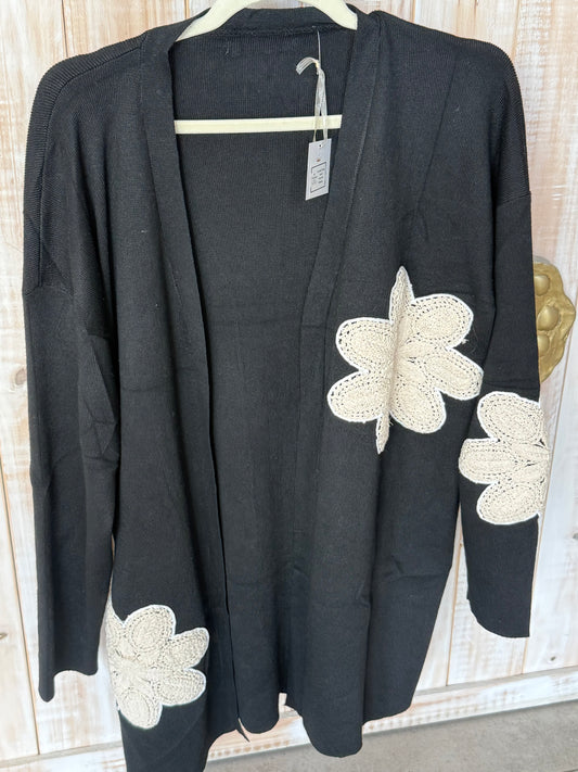 Crochet Flower Cardi