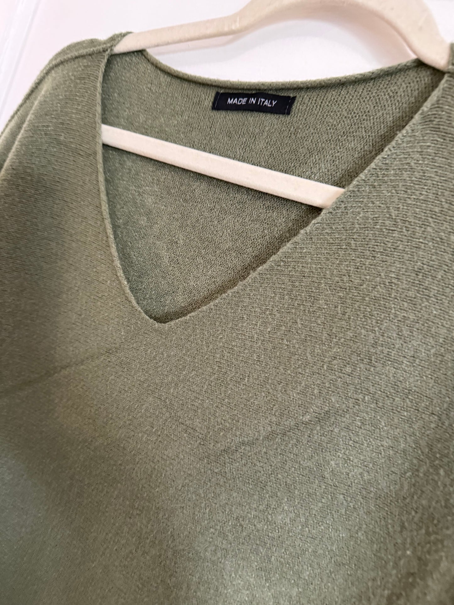 Renata Knitted Blouse Khaki