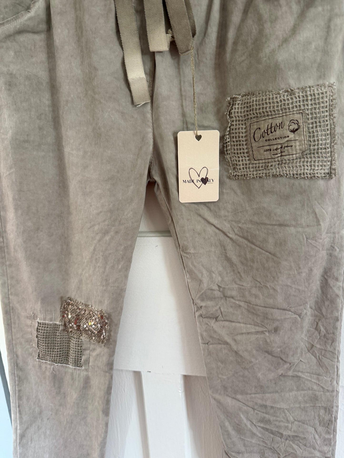 Cotton Pant in Taupe