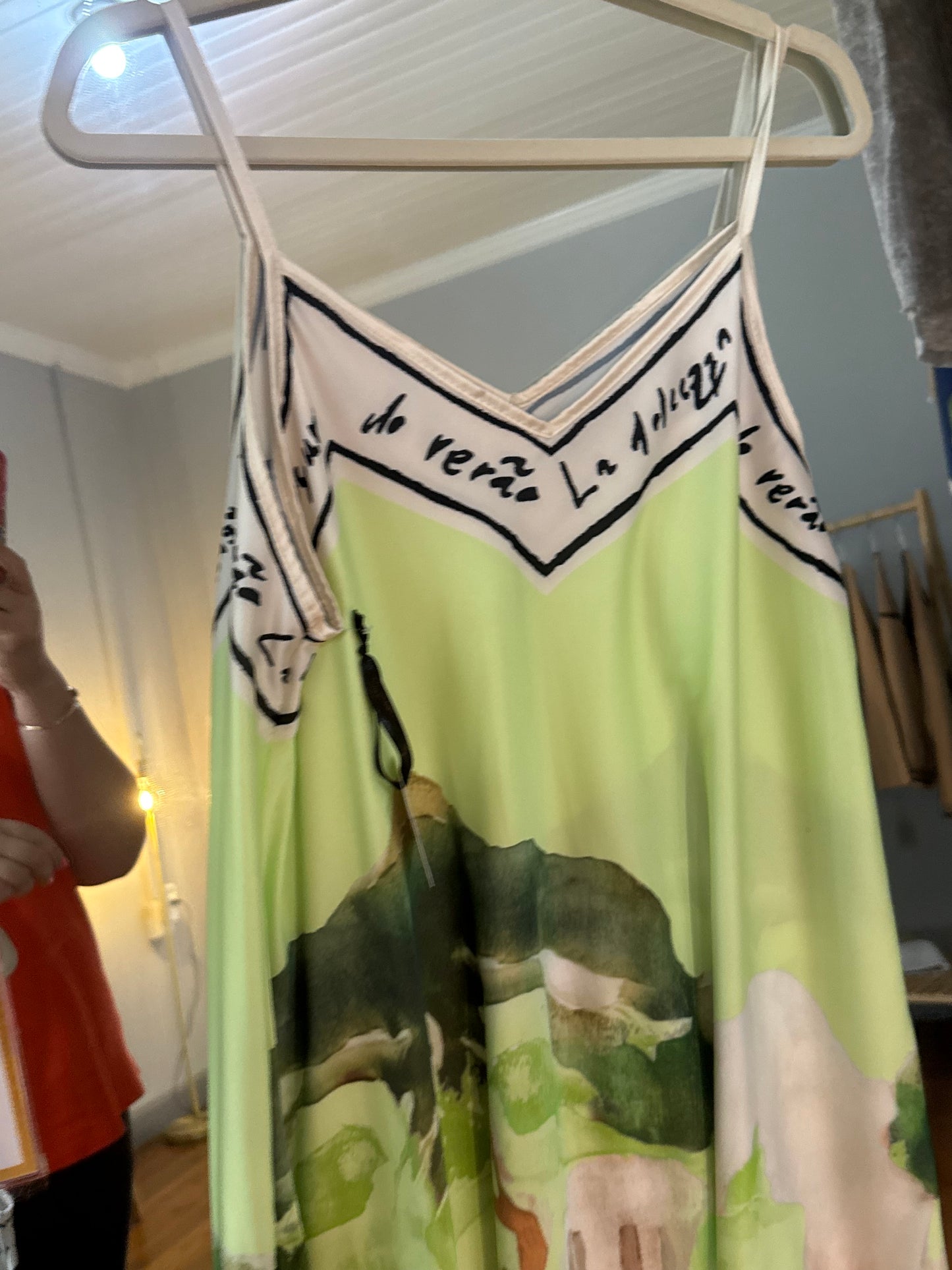 Tuscany Dress _ Apple Green