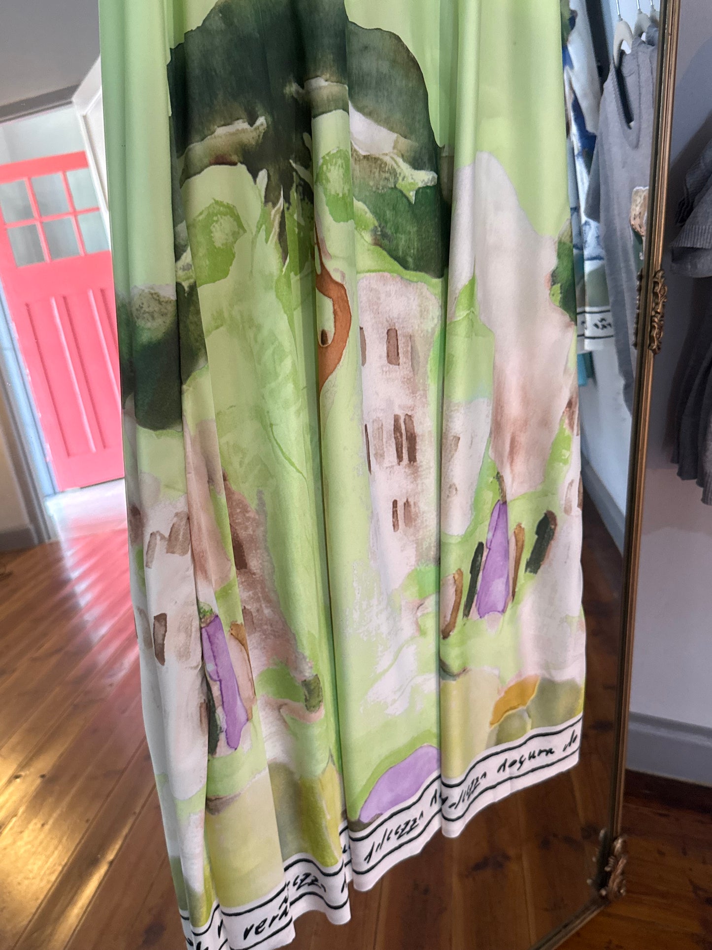Tuscany Dress _ Apple Green