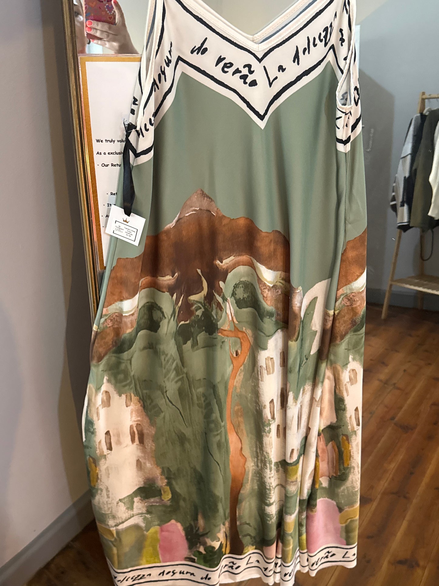 Tuscany Dress _ Khaki