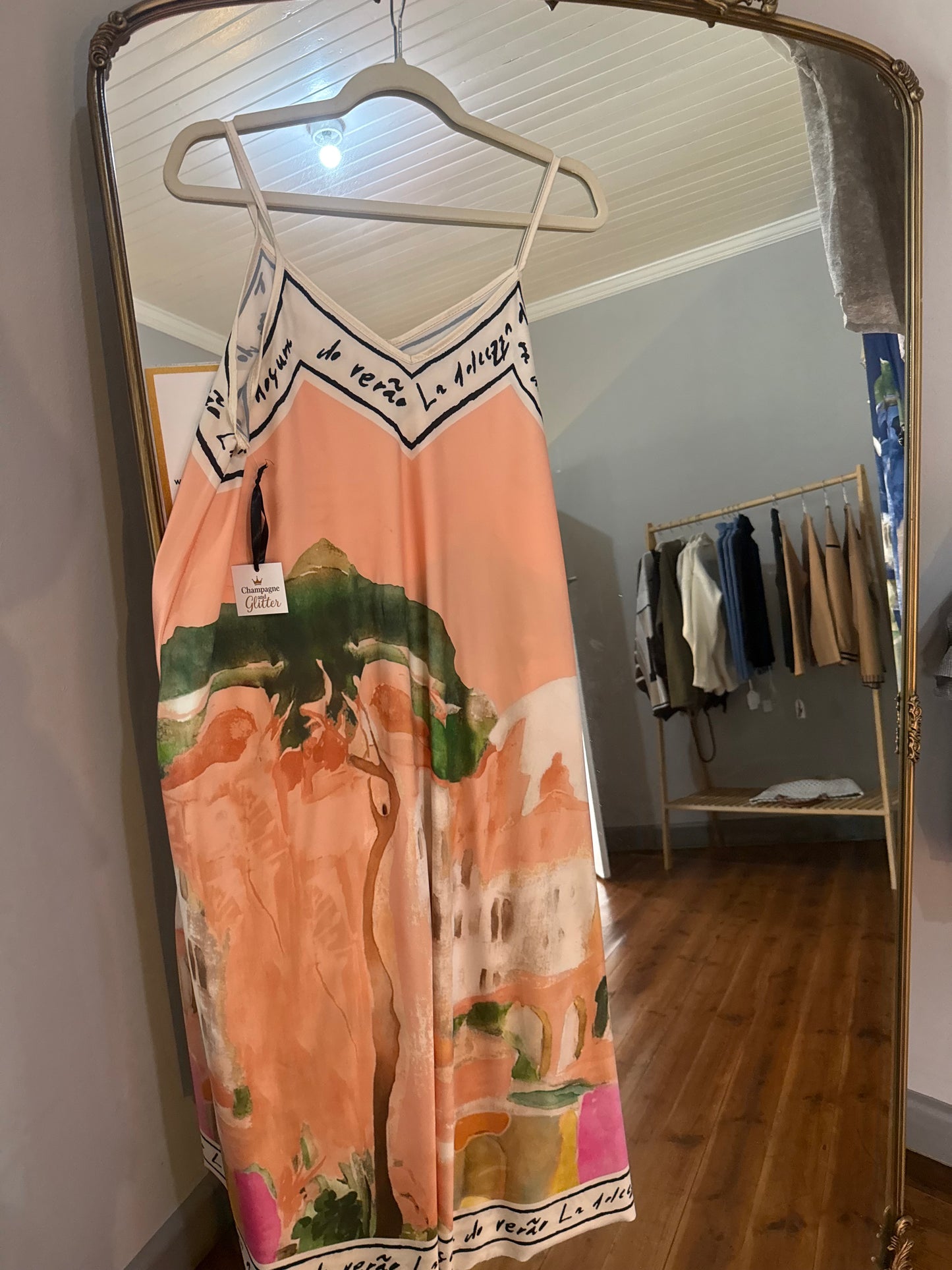 Tuscany Dress _ Peach